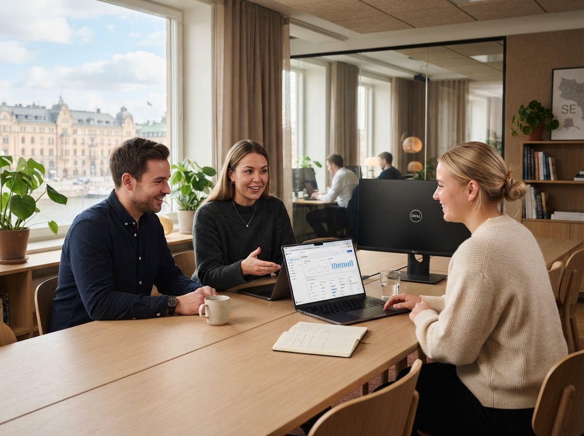 Förmögnad – analytiker som granskar dataflöden för riskbedömning